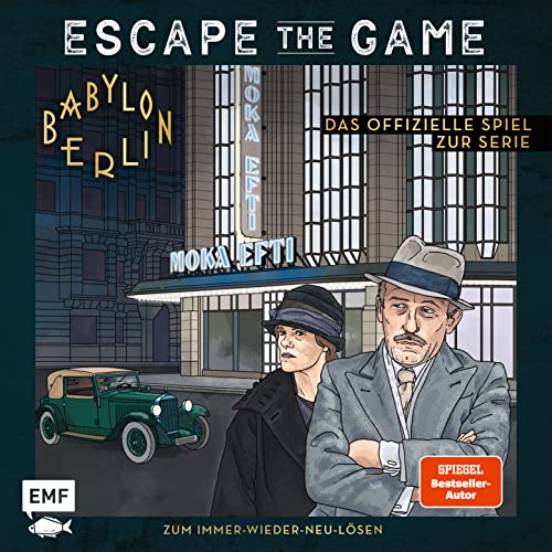 EMF 34151 Babylon Berlin Escape Game, Blau, 26,5cm x 26,5cm von EMF