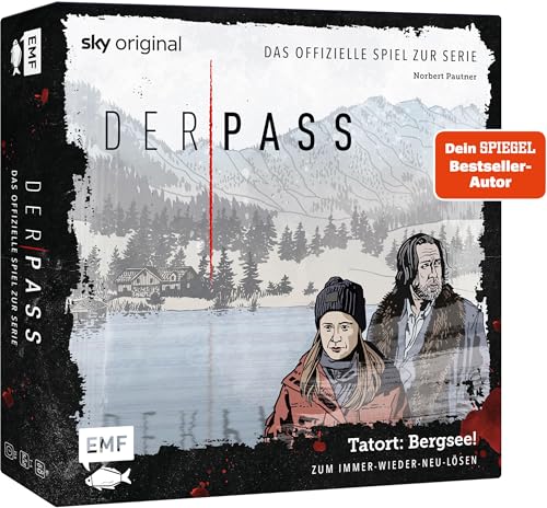 Edition Michael Fischer 34203 Das offizielle Spiel zur beliebten Serie Der Pass Tatort: Bergsee Jagt den Killer: Das Krimispiel zum Immer-Wieder-neu-lösen für 1-4 Personen, White von Edition Michael Fischer