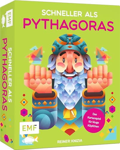 Edition Michael Fischer 34270 Kartenspiel: Schneller als Pythagoras, Das rasante Spiel für kluge Köpfchen von 9 bis 109 Jahren von Edition Michael Fischer