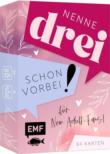 Edition Michael Fischer Kartenspiel: Nenne DREI – Schon vorbei! ... für New Adult-Fans! von Edition Michael Fischer