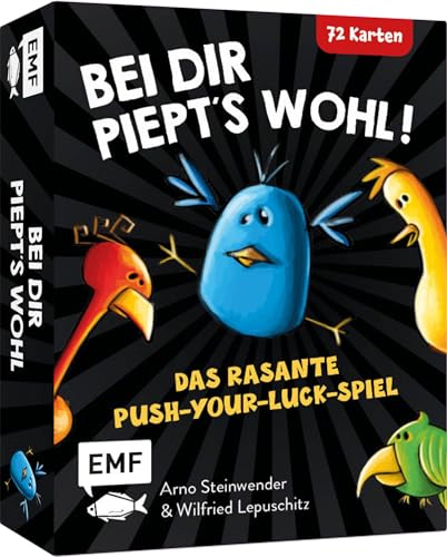 Edition Michael Fischer Kartenspiel: Bei dir piept's wohl! Das rasante Push-Your-Luck-Spiel für 3-6 Personen ab 8 Jahren von Edition Michael Fischer