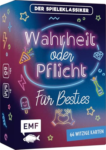 Edition Michael Fischer Kartenspiel: Wahrheit oder Pflicht für Besties. Der Spieleklassiker mit über 60 Karten für Beste Freund*innen ab 13 Jahren von Edition Michael Fischer