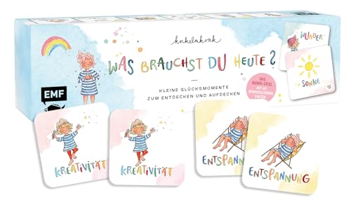 Edition Michael Fischer Memo-Spiel: was brauchst du Heute? – Kleine Glücksmomente zum Entdecken und Aufdecken. Mit 60 wunderschönen Motiven, die Dein Herz erfreuen – von 6-99 Jahren von Edition Michael Fischer