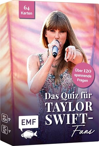 Edition Michael Fischer Kartenspiel: Das inoffizielle Quiz für Taylor Swift-Fans. Mit über 120 spannenden Quizfragen zu Leben, Karriere und Musik – für alle Swifties von Edition Michael Fischer