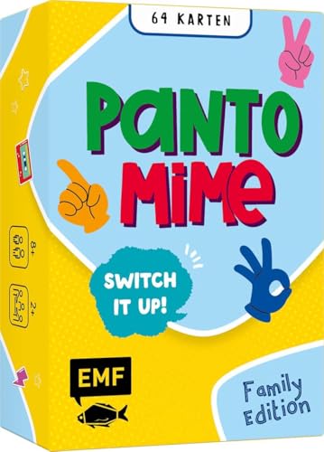 Kartenspiel: Pantomime – Switch it up! – Family Edition. Wer darstellt, muss auch raten! – Der Spieleklassiker mit lustigen Challenges – ab 8 Jahren Kartenspiel: Pantomime – Switch it up! – Family Edition. Wer darstellt, muss auch raten! – Der Spieleklassiker mit lustigen Challenges – ab 8 Jahren von Edition Michael Fischer