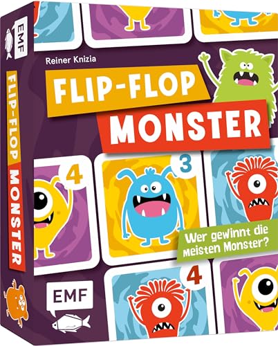 Edition Michael Fischer / EMF Verlag Memo-Spiel: Flip-Flop Monster: Wer gewinnt die meisten Monster? Das lustige Spiel ab 6 Jahren von Edition Michael Fischer / EMF Verlag