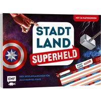 Stadt, Land, Superheld - Der Spieleklassiker für alle Marvel-Fans von EMF Edition Michael Fischer