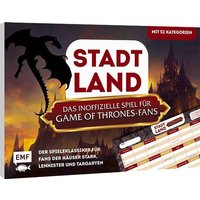 Stadt, Land, das inoffizielle Spiel für Game of Thrones-Fans - Der Spieleklassiker für Fans der Häuser Stark, Lannister und Targaryen von EMF Edition Michael Fischer