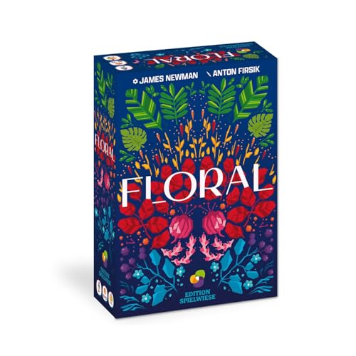 Edition Spielwiese | Floral | Taktische Legespiele | Logik Kartenspiele | Mit Solo-Variante | Wachsendes Kartenspiel in floralem Design | Leichter Einstieg | Für 1-5 Personen ab 8 Jahren von Edition Spielwiese