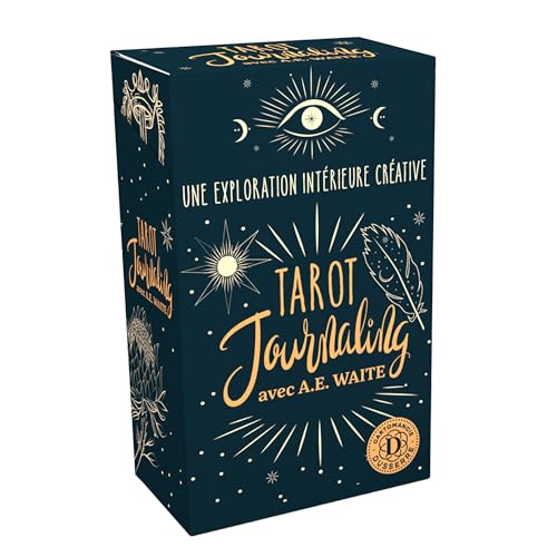 Dusserre Tarot Journaling | Introspektives Kartenspiel | 78 Fragekarten & 15 Tipps | Erklärungsvideo | Hardbox | Cartomancie von Editions Dusserre