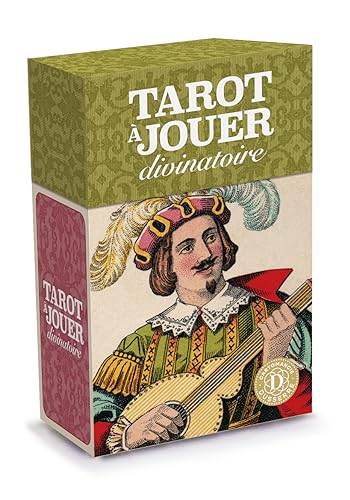 Dusserre Tarot zum Spielen Wahrsagerei, 78 Karten + Karten und Video, Erklärung, Tarologie, Kartengestaltung von Editions Dusserre