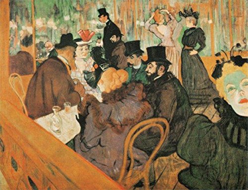 Puzzle Henri de TOULOUSE-LAUTREC-LE MOULIN ROUGE, 1500 Teile, Größe 600 x 800mm von Editions Ricordi