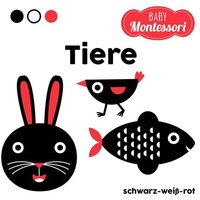 Tiere schwarz-weiß-rot (Baby Montessori) von Edizioni White Star SrL