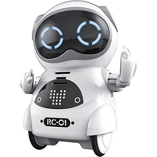 Edsdeyet Mini RC Taschenroboter für Kinder mit interaktivem Dialoggespräch, Spracherkennung, Chat-Aufnahme, Singen und Tanzen von Edsdeyet