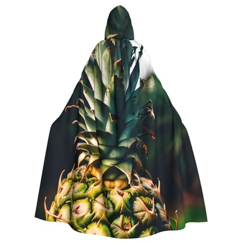 EdsfFehs Kapuzenumhang mit Aufschrift "Be a Ananas", 1 Druck, Halloween-Umhang, Cosplay-Kostüm, Party-Umhang, Unisex von EdsfFehs