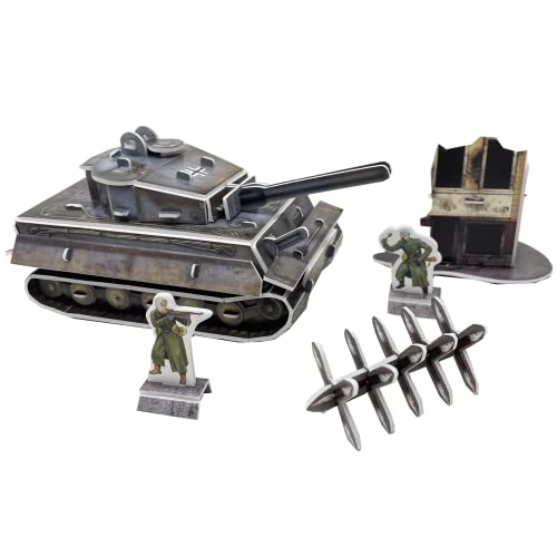 Army Panzer 3D Puzzle (Deutscher Tiger Panzer) von Edu-Sci