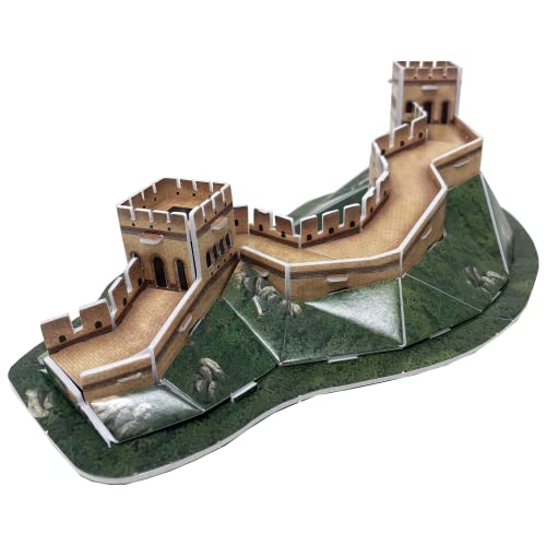 Berühmtes Gebäude, 3D-Puzzle (die große Mauer China) von Edu-Sci