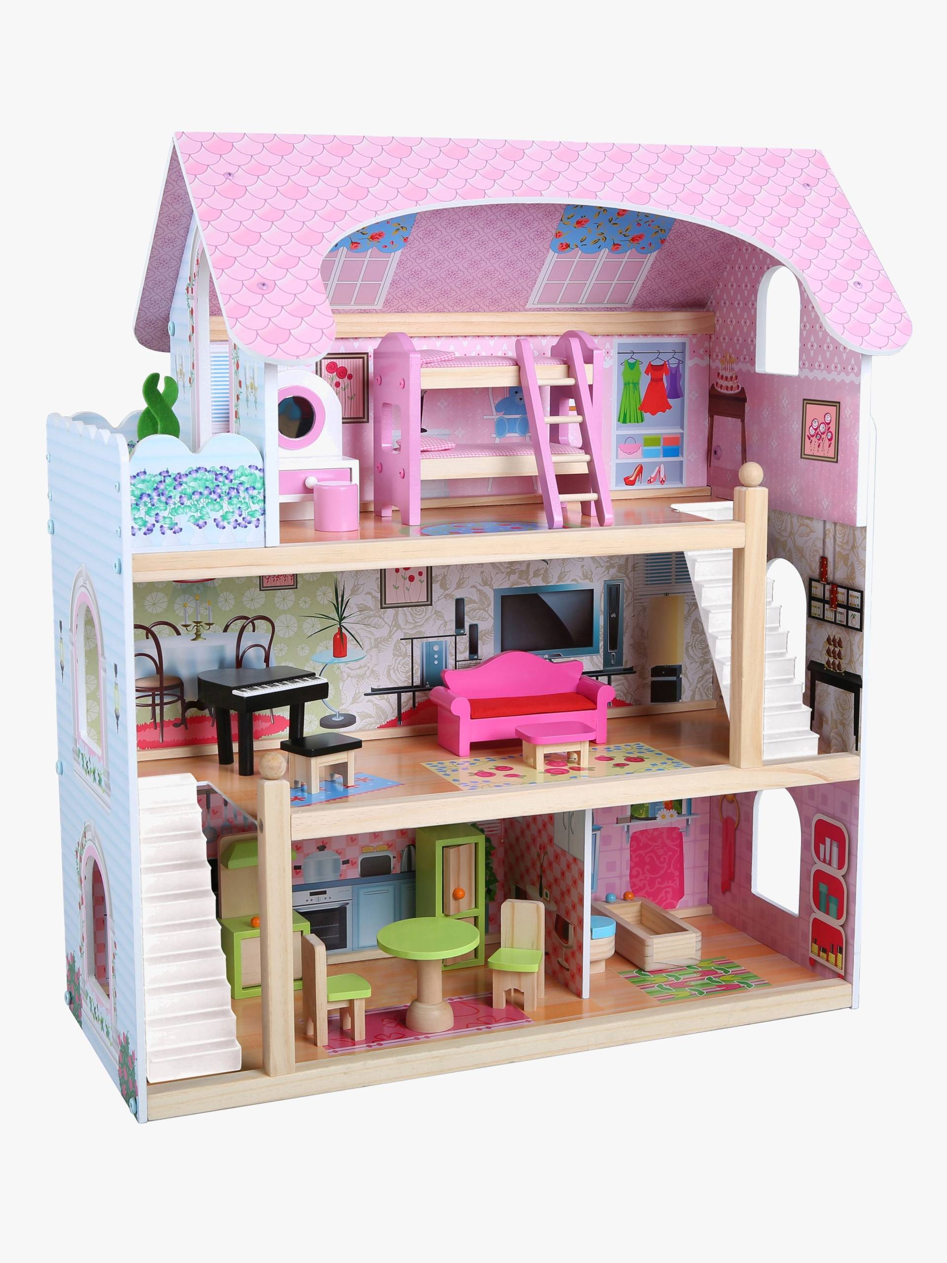 Edufun Milas Puppenhaus, Holz Edufun Milas Puppenhaus, Holz von EduFun