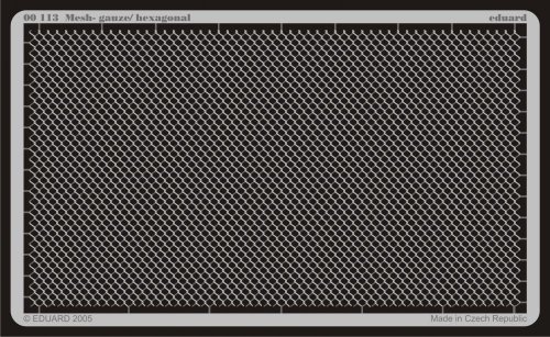 Eduard Accessories 00113 Modellbauzubehör Mesh-Gauze/Hexagonal von Eduard