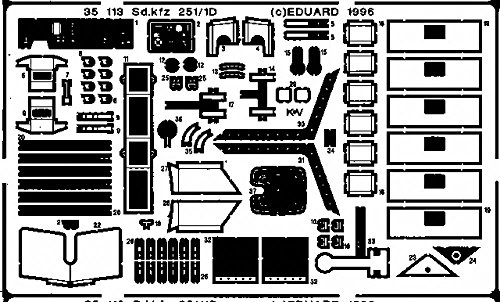 Eduard Accessories 35113 Modellbauzubehör Sd.Kfz. 251/1 AUSF. D Detailbausatz von Eduard