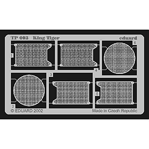Eduard Accessories TP003 Modellbauzubehör Fotoätzsatz für King Tiger von Tamiya von Eduard