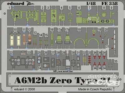 A6M2b Zero type 21 von Eduard