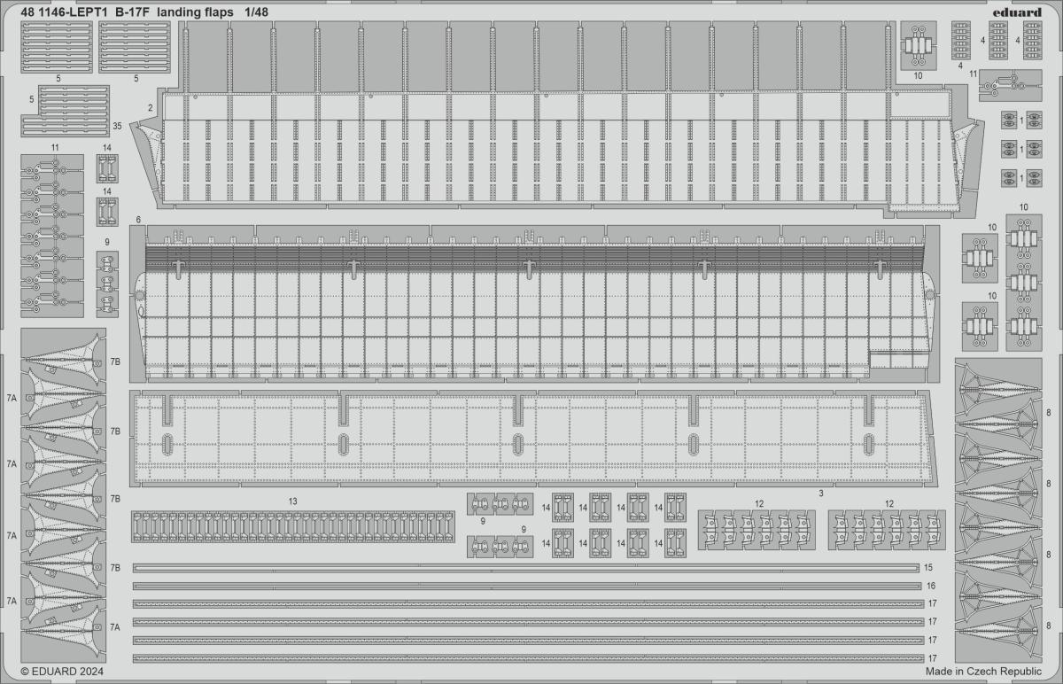 B-17F - Landing flaps [Eduard] von Eduard