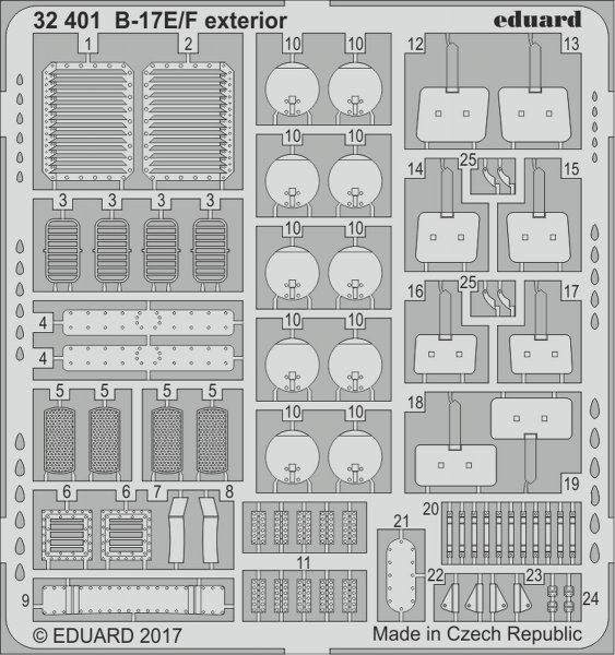 Boeing B-17E/F - Exterior [HKM] von Eduard