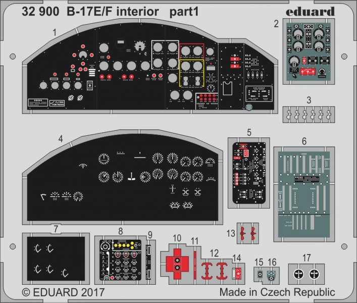 Boeing B-17E/F - Interior [HKM] von Eduard