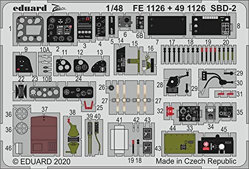 Eduard 1/48 SBD-2 (für Academy) von Eduard