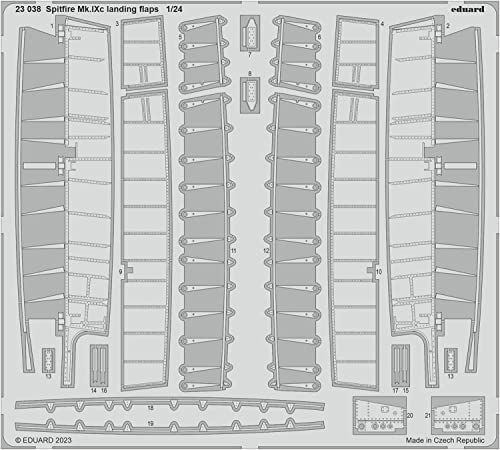 Eduard Accessories 23038 - 1:24 Spitfire Mk.IXc landing flaps 1/24 AIRFIX - Neu von Eduard