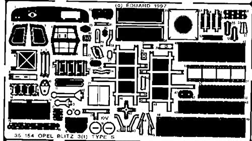 Eduard Accessories 35154 Modellbauzubehör Opel Blitz 3(t) Type S Detailbausatz von Eduard