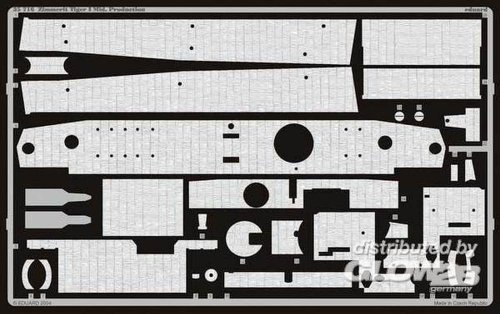 Eduard Accessories 35716 Modellbauzubehör SD.Kfz 181 Tiger I Zimmerit Mid.Production von Eduard