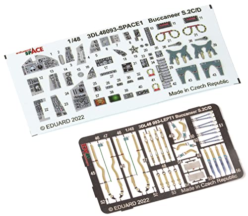 Eduard Accessories 3DL48093 -1:48 Buccaneer S.2C/D SPACE for AIRFIX - Neu von Eduard