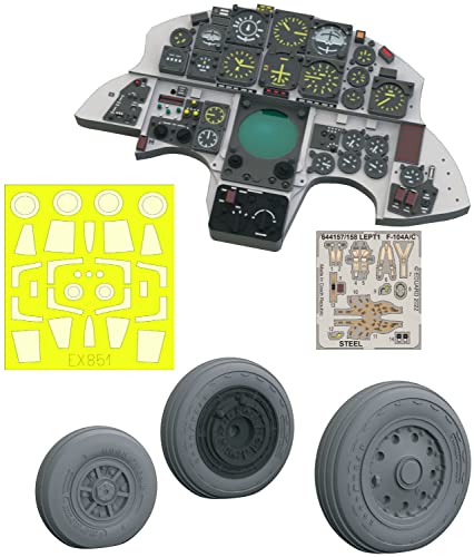 Eduard Accessories EDB644167 Eduard Messing 1:48-F-104A LooKplus (Kinetic) Maßstab Modell Zubehör Set von Eduard