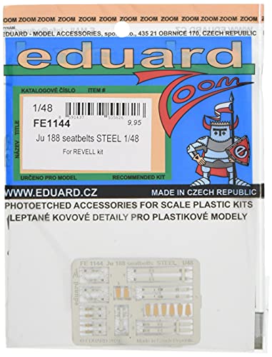 Eduard Accessories FE1144 - 1:48 Ju 188 seatbelts STEEL for REVEL - Neu von Eduard