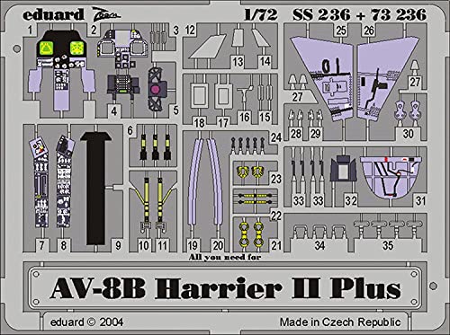 Eduard Accessories SS236 Modellbauzubehör AV-8B Harrier II Plus von Eduard