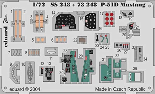 Eduard Accessories SS248 Modellbauzubehör P-51D Mustang, Mehrfarbig von Eduard