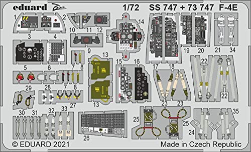 Eduard Accessories SS747 - 1:72 F-4E 1/72 for FINE MOLDS - Neu von Eduard