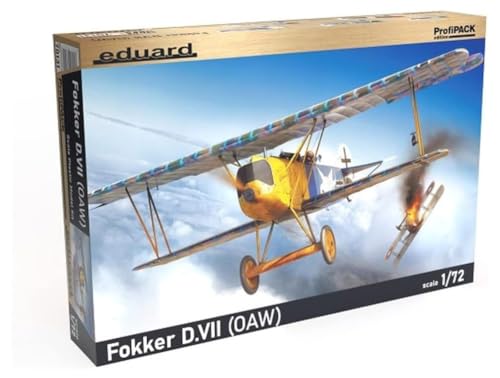 Eduard EDK70131 Kit 1:72 Profipack-Fokker D.VII (OAW) Panelmodell, div. von Eduard