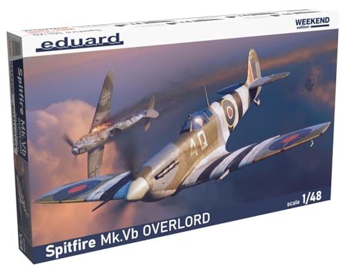 Eduard - Modellbau Flugzeug Spitfire MK.VB Overlord Weekend Edition 84200| 1:48 Modellbau Panzer Promo von Eduard