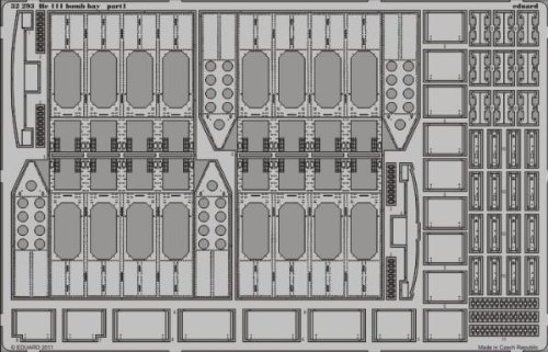 Eduard Photoetch 1:32 - He 111 Bomb Bay - EDP32293 von Eduard