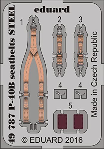 Eduard Photoetch 1:48 – P-40B Tomahawk Seatbelts (Airfix) von Eduard