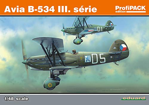 Eduard Plastic Kits 8191 - Modellbausatz Avia B-534 III Serie Reedition Profipack von Eduard