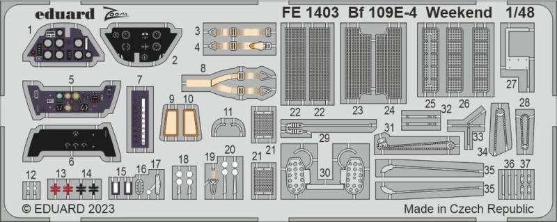 Messerschmitt Bf 109 E-4 - Weekend [Eduard] von Eduard