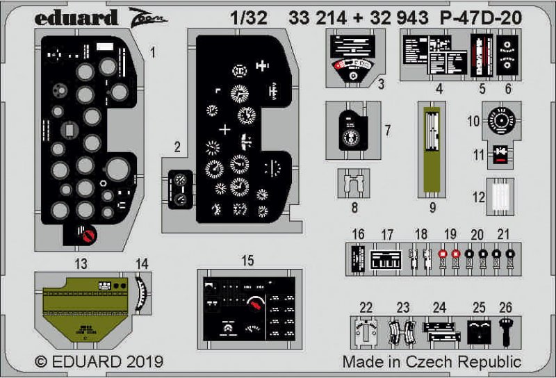 P-47D-20 - Interior [Trumpeter] von Eduard