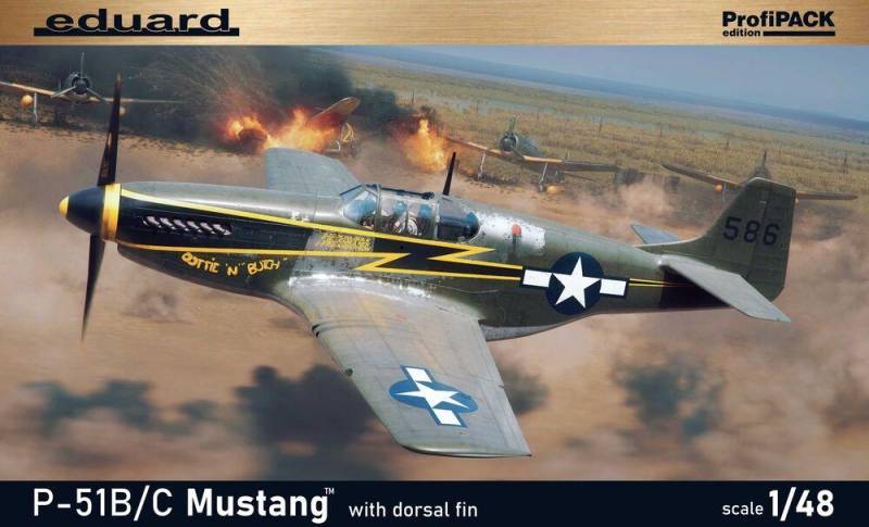 P-51B/C Mustang w/ dorsal fin - Profipack von Eduard