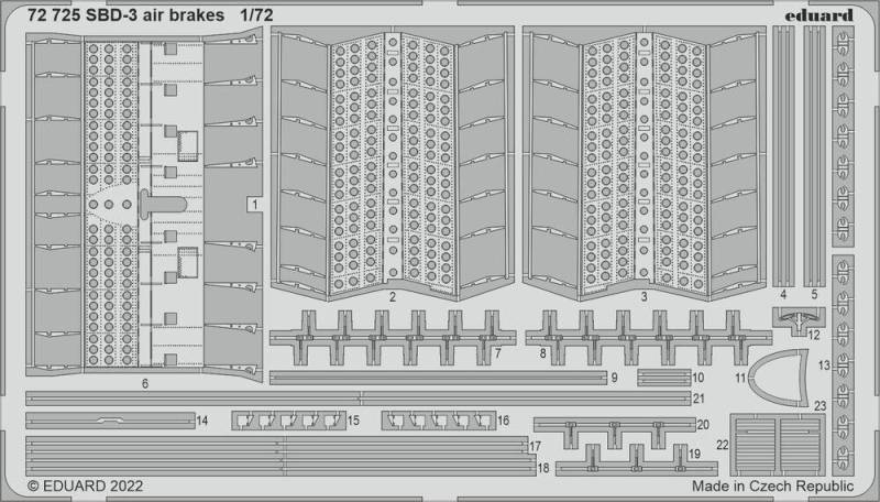 SBD-3 - Air brakes [Flyhawk] von Eduard