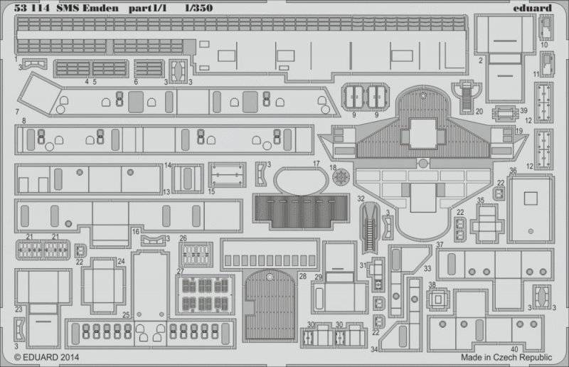 SMS Emden - Part 1 [Revell] von Eduard