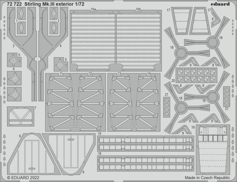 Stirling Mk.III - Exterior [Italeri] von Eduard